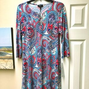 MSK Multi colored dress NWT